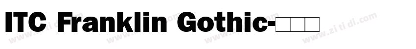 ITC Franklin Gothic字体转换